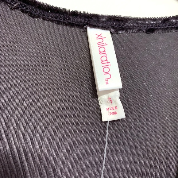 Xhilaration Women's Purple Short Flutter Sleeve Velvet Surplice Dress - NWT - Picture 7 of 8